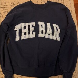 The Bar Navy Blue Sweatshirt